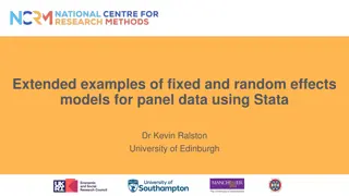 Extended Examples of Fixed and Random Effects Models for Panel Data Analysis