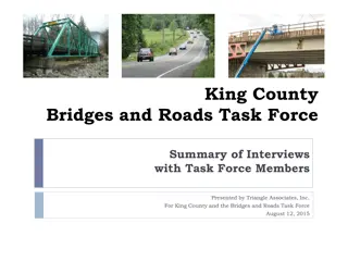 King County  Bridges and Roads Task Force