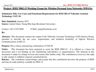 Project: IEEE P802.15 Working Group for Wireless Personal Area Networks (WPANs)