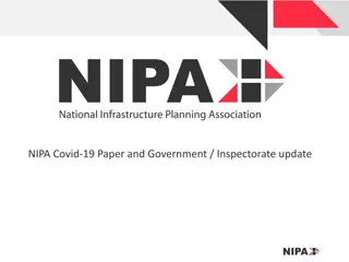 NIPA Covid-19 Paper and Government / Inspectorate update