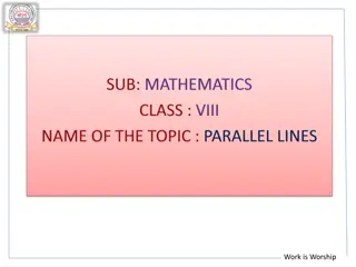 Parallel Lines and Their Properties