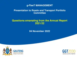 G-Fleet Management Annual Report Insights