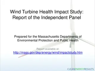 Wind Turbine Health Impact Study:  Report of the Independent Panel