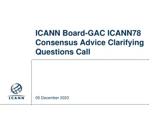 ICANN78 GAC Consensus Advice & Follow-up Discussion