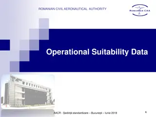 Operational Suitability Data