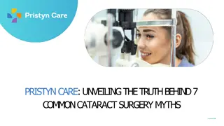 Pristyn Care - Unveiling the Truth Behind 7 Common Cataract Surgery Myths