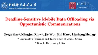 Deadline-Sensitive Mobile Data Offloading via  Opportunistic Communications