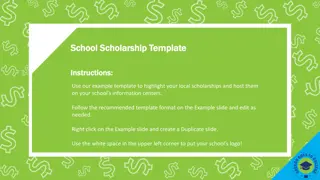 School Scholarship Template