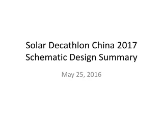 Solar Decathlon China 2017 Schematic Design Summary