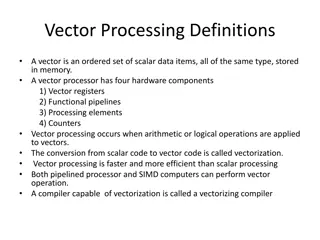 Vector Processing Definitions