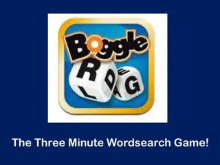 The Three Minute Wordsearch Game!