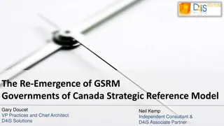 The Re-Emergence of GSRM - Governments of Canada Strategic Reference Model