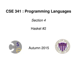 CSE 341 : Programming Languages