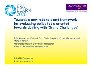 Evaluating Policy Tools for Grand Challenges Framework