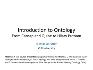 Introduction to Ontology