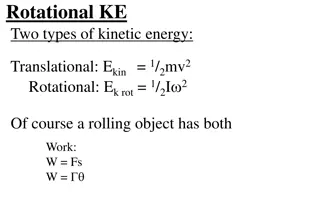 Rotational Kinetic Energy