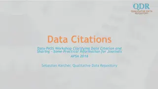 Data Citations