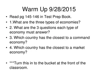 Types of Economies and Their Questions