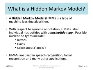 What is a Hidden Markov Model?