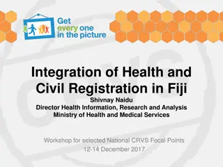 Integration of Health and  Civil Registration in Fiji