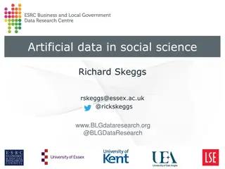 Artificial data in social science