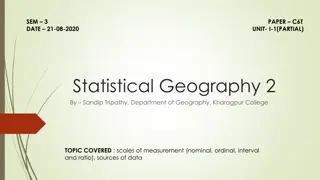 Statistical Geography 2