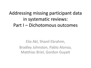 Addressing Missing Participant Data in Systematic Reviews