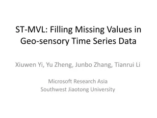 Filling Missing Values in Geo-Sensory Time Series Data