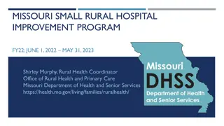 MISSOURI SMALL RURAL HOSPITAL  IMPROVEMENT PROGRAM