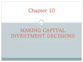 Making Capital Investment Decisions and Cash Flow Analysis