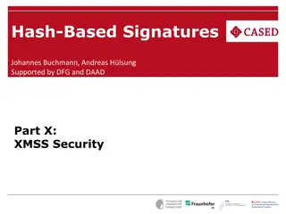 Hash-Based Signatures