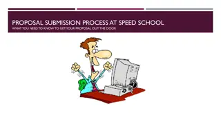 PROPOSAL SUBMISSION PROCESS AT SPEED SCHOOL