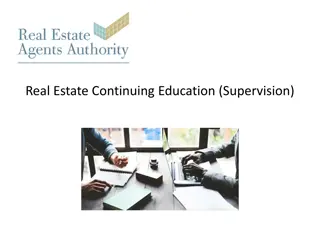 Real Estate Continuing Education (Supervision)