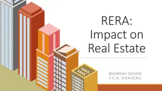 Impact of RERA on Real Estate: Main Pillars and Definitions