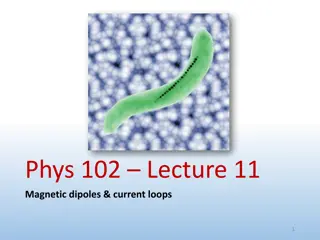 Magnetic Dipoles and Current Loops: Understanding Concepts