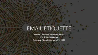 EMAIL ETIQUETTE