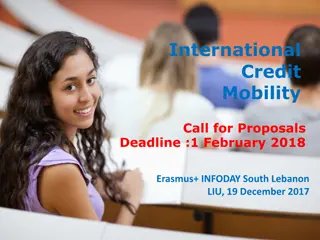 International Credit Mobility in Erasmus+ Programme