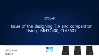 Troubleshooting TIA and Comparator Design for High Reflective Target Measurement