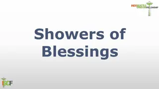 Showers of Blessings - Promise of Love and Revival