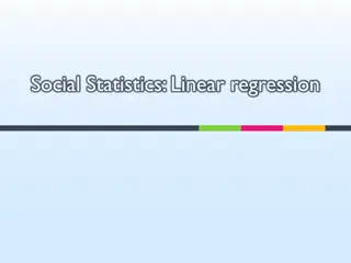 Social Statistics: Linear regression