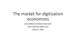 The Digitization Economists Market