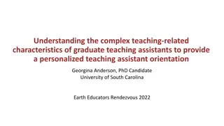 Graduate Teaching Assistants' Concerns and Characteristics