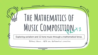 The Mathematics of Music Composition: Serialism & 12-Tone Music