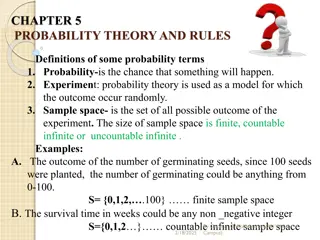 Probability Theory Fundamentals - Definitions and Rules