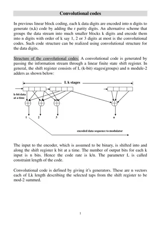 Introduction to Convolutional Codes and Encoders