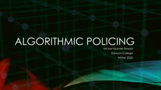 ALGORITHMIC POLICING