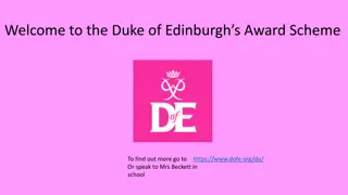 Welcome to the Duke of Edinburgh’s Award Scheme