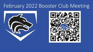 Booster Club Meeting Agenda and Reports