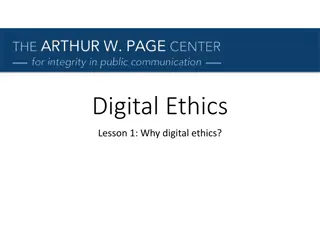 Digital Ethics