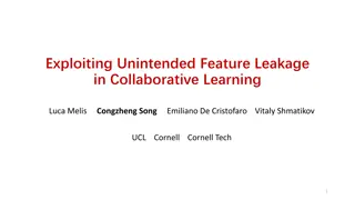 Exploiting Unintended Feature Leakage in Collaborative Learning